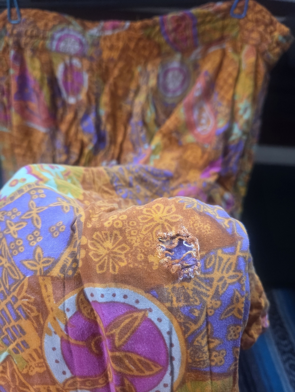 Vintage Paisley Harem Pants - Picture 6 of 6